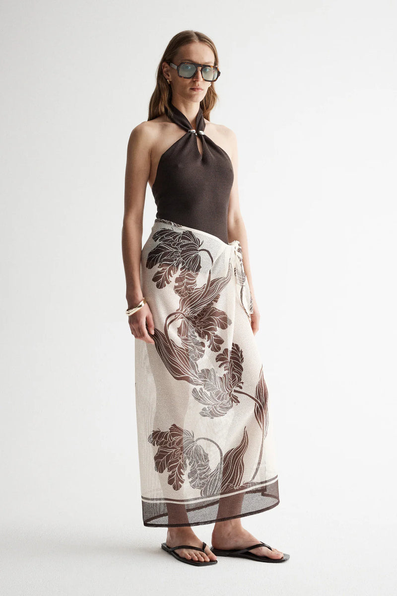 Elka Collective ANARA SARONG in Floral Print