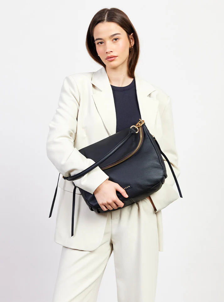 FRANKIE SHOULDER BAG in Black by Saben