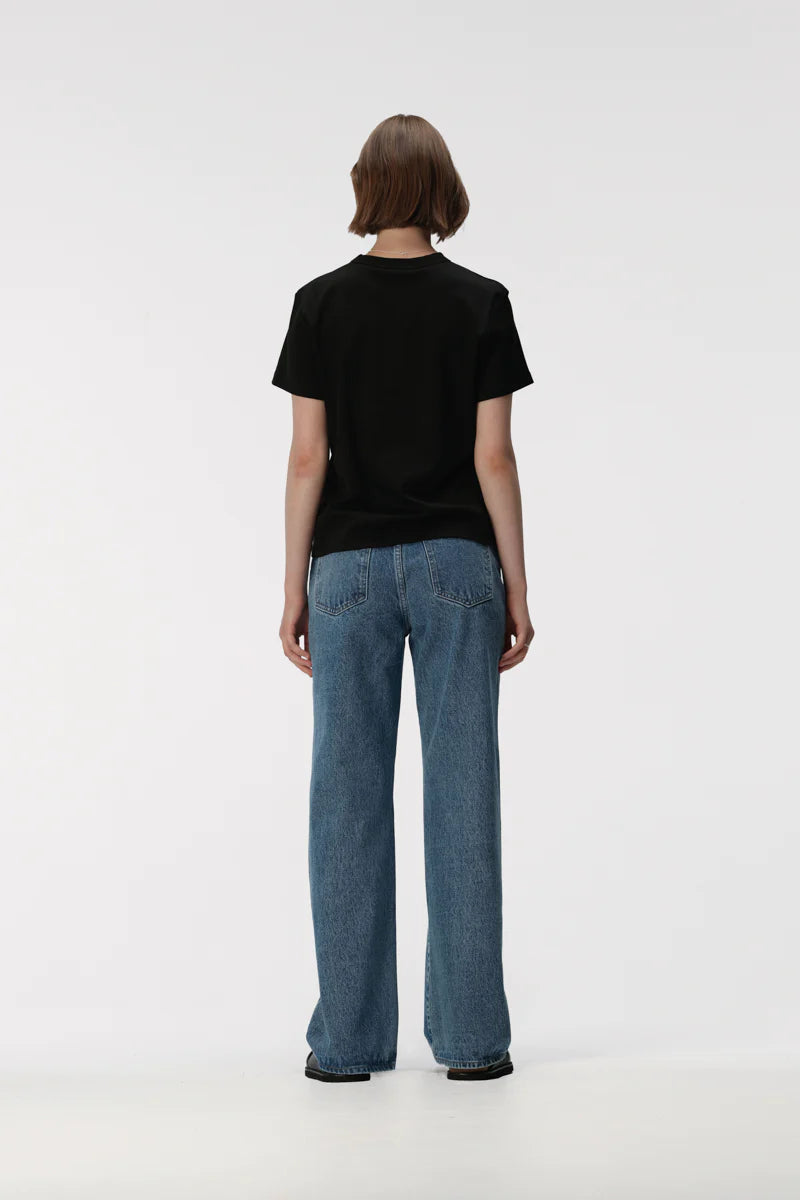 Elka Collective ZOE TEE in Black