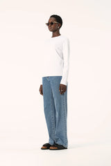 Elka Collective ZOE LONG SLEEVE TEE in White