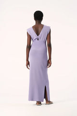 Elka Collective HEATHER KNIT DRESS in Lilac