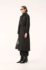 Elka Collective SHIRO TRENCH in Black