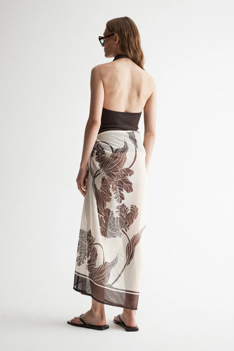 Elka Collective ANARA SARONG in Floral Print