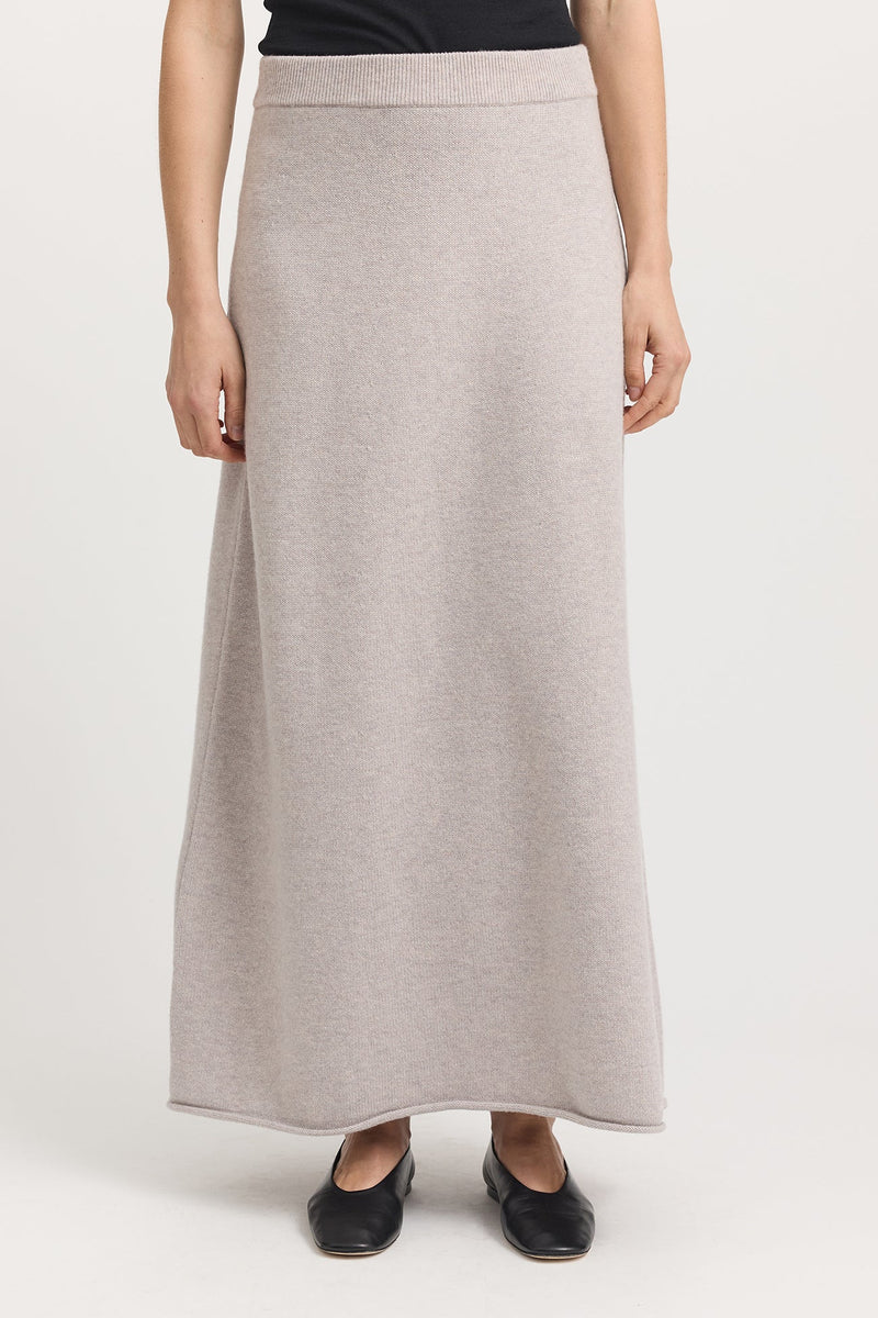 LAMBSWOOL SKIRT in Oat by Toorallie