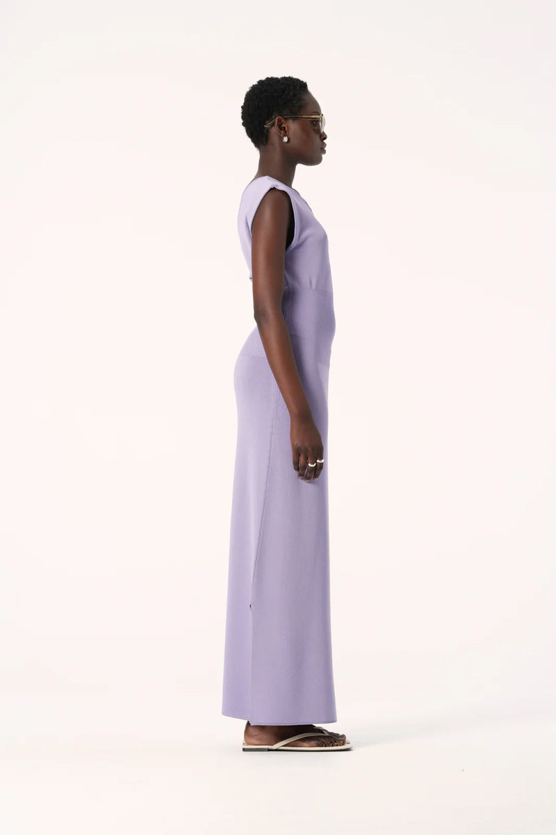 Elka Collective HEATHER KNIT DRESS in Lilac