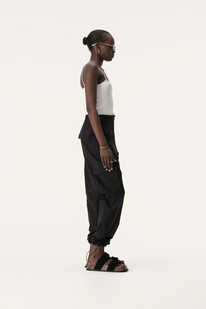 Elka Collective TAMSYN CARGO PANT in Black