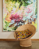 UPHOLSTERY CUSHION in Pretty Pansy Gold from the amazing range of Kip & Co products