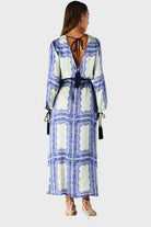 JORDI LONG SLEEVE MAXI DRESS in Jordi Print from MOS The Label