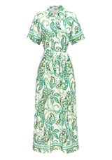 TARA PRINT SHIRT DRESS from MOS The Label