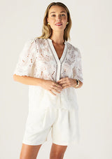 LORETTA SHIRT in Bright White from MOS The Label