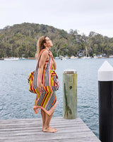 TERRY OVERSIZED BEACH BAG in Casablanca Stripe from the amazing range of Kip & Co products