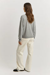 FINE JERSEY POLO in Light Ash by Toorallie