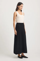 LAMBSWOOL SKIRT in Black by Toorallie