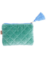VELVET COSMETIC PURSE in Seabed from the amazing range of Kip & Co