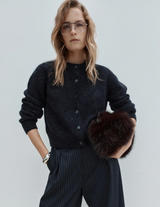 ABIGAIL KNIT CARDIGAN | Midnight Navy