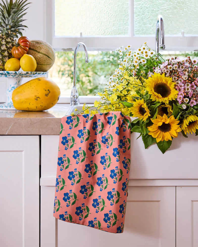 ANNA SPIRO INDIAN SUMMER ROSE TEA TOWEL from the amazing range of Kip & Co 