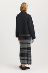 WOOL JACKETin Black by Toorallie