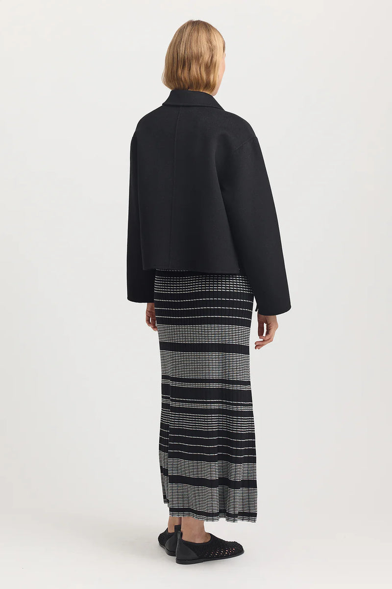 WOOL JACKETin Black by Toorallie