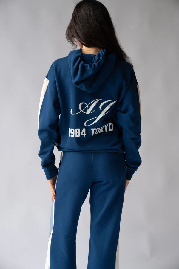 1984 HOODIE in Midnight Blue by Araminta James