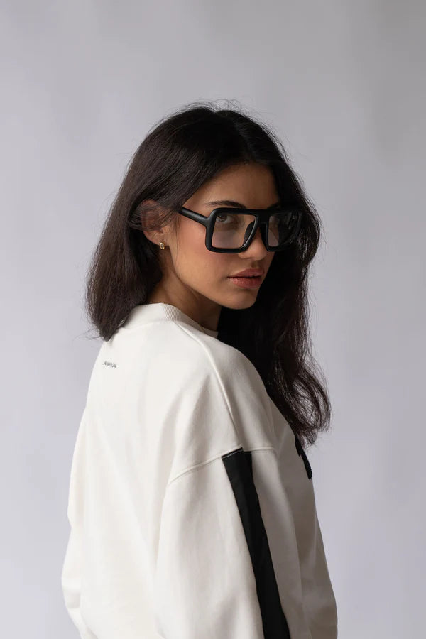 TOKYO SWEATSHIRT in Warm White by Araminta James