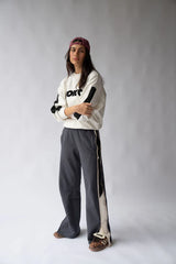 TOKYO SWEATSHIRT in Warm White by Araminta James