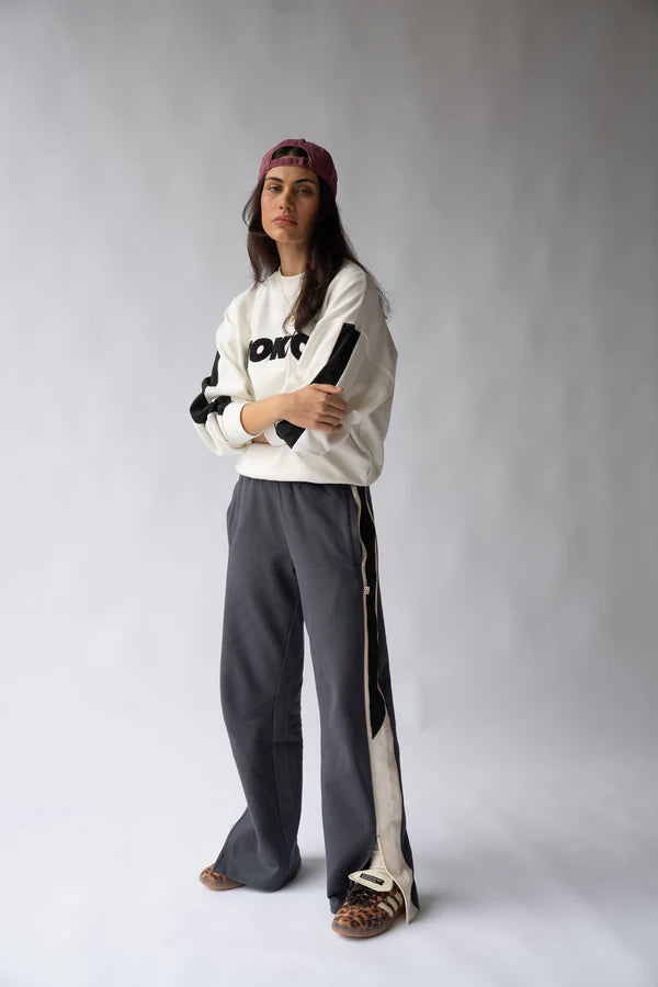 TOKYO SWEATSHIRT in Warm White by Araminta James