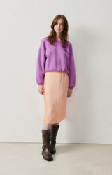SWEATSHIRT IZU03A | Vintage Indian Pink