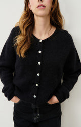VITOW VITO19E CARDIGAN | Black