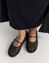 Amia Flat in Black by La Tribe