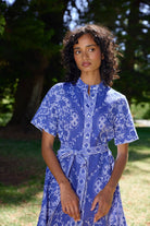 NAMI DRESS in Royal + Antique from Aston Studio