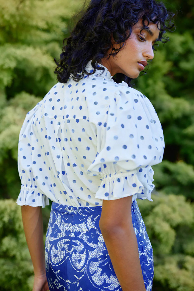 MAVIS BLOUSE in Antique Royal from Aston Studio