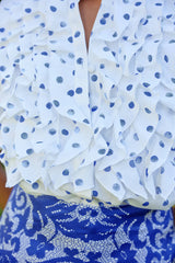 MAVIS BLOUSE in Antique Royal from Aston Studio