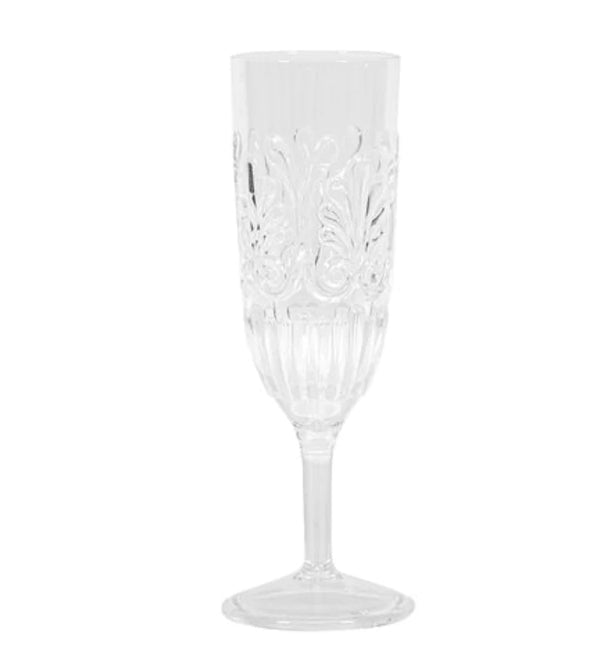 ACRYLIC CHAMPAGNE GLASS in Clear part of the Flair Gifts & Home