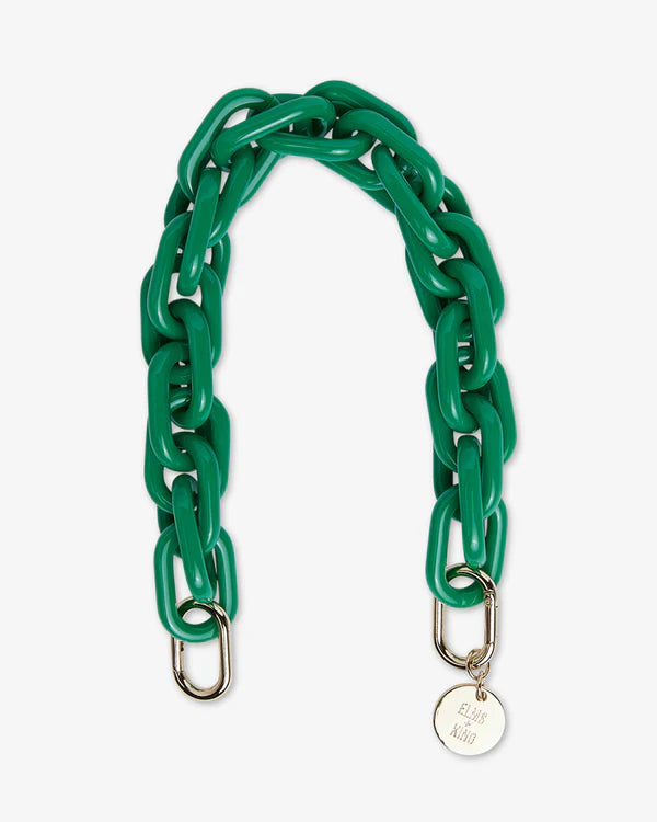 ACRYLIC CHAIN STRAP in Green by Elms and King