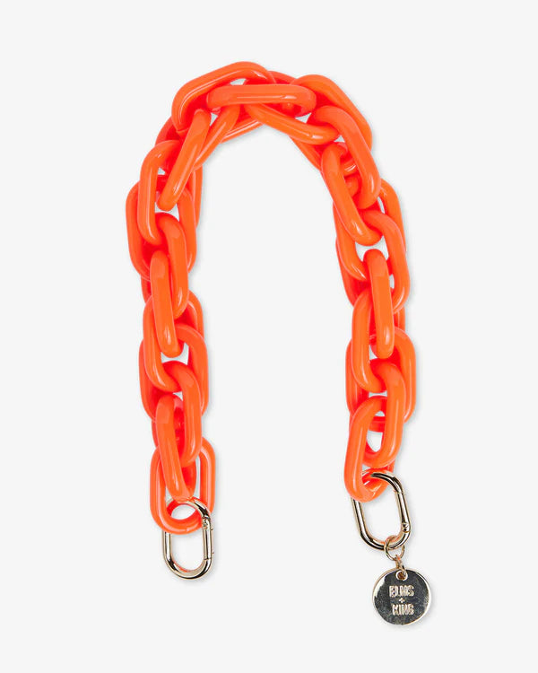 ACRYLIC CHAIN STRAP in Orange by Elms and King
