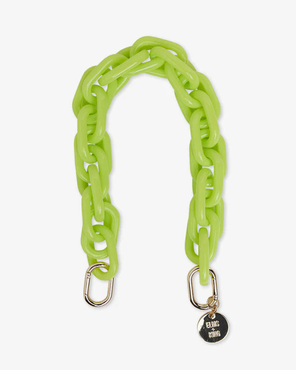ACRYLIC CHAIN STRAP in Yellow by Elms and King