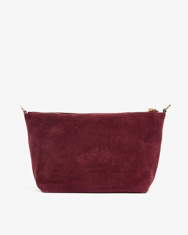 AGNES BAG in Burgundy Suede by ARLINGTON MILNE