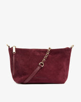 AGNES BAG in Burgundy Suede by ARLINGTON MILNE