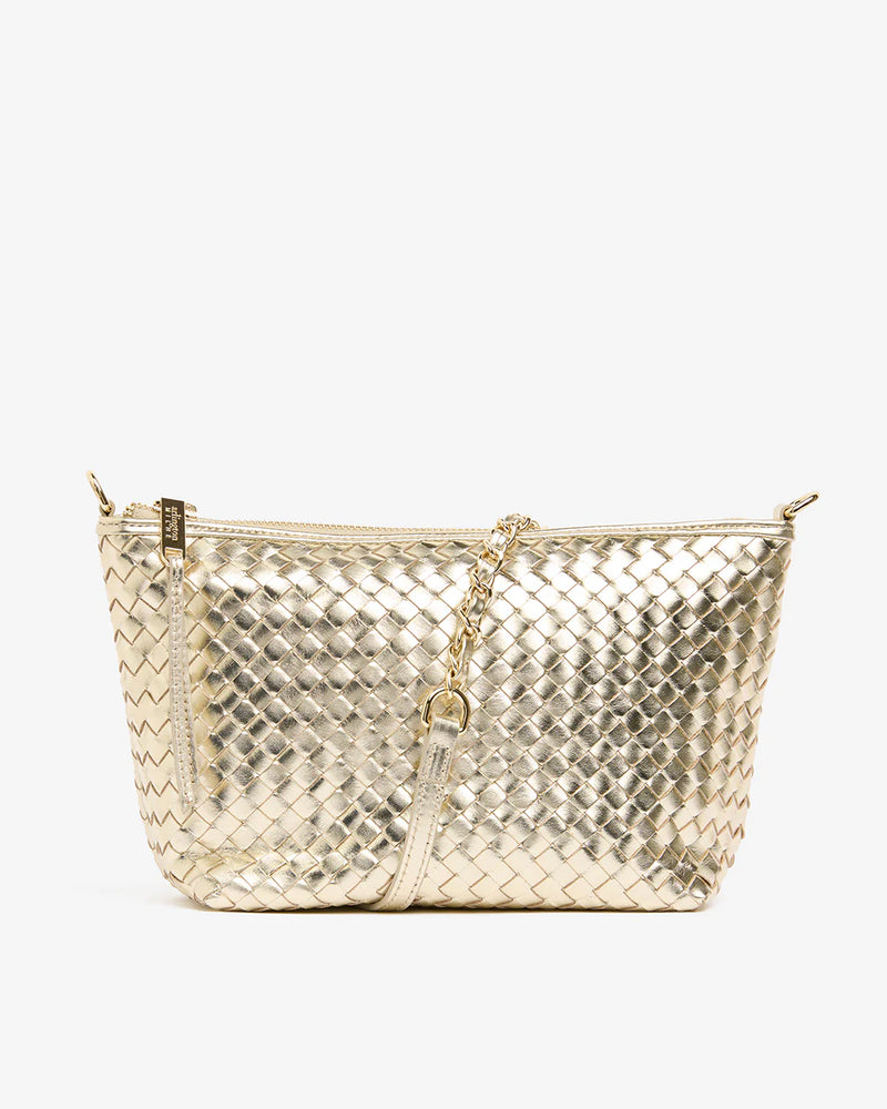 AGNES BAG in Gold Weave by ARLINGTON MILNE