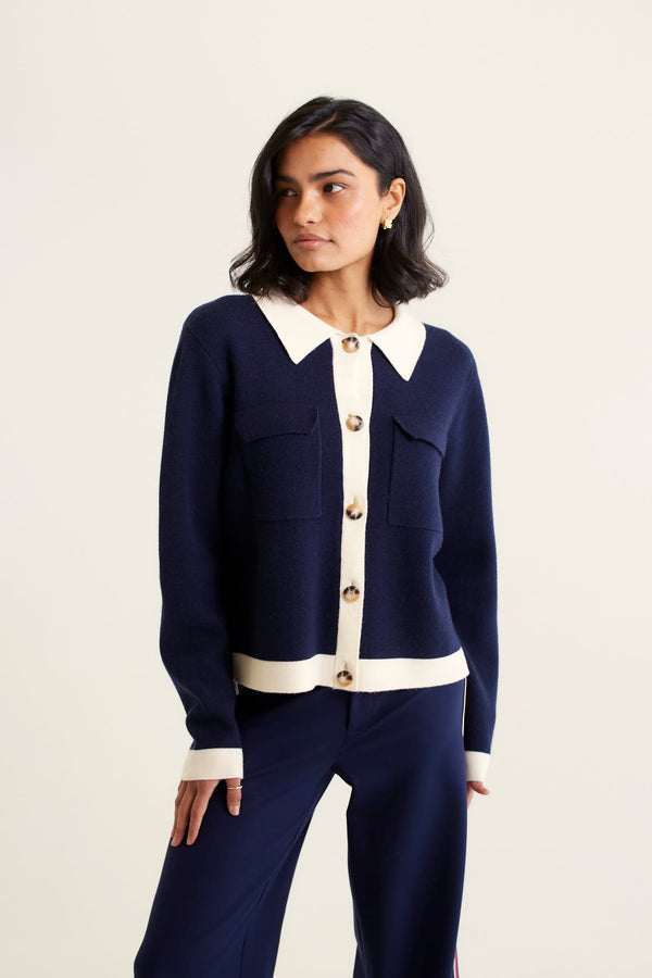 Alessandra QUEENS JACKET in Navy