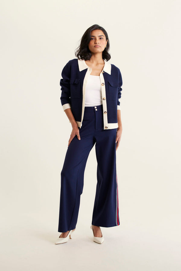 Alessandra QUEENS JACKET in Navy
