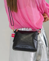 ALEXIS CROSSBODY BAG in Blush Snake by ARLINGTON MILNE