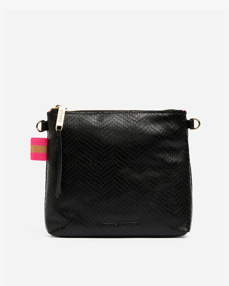 ALEXIS CROSSBODY BAG in Blush Snake by ARLINGTON MILNE