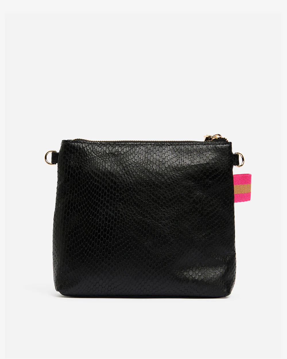 ALEXIS CROSSBODY BAG in Blush Snake by ARLINGTON MILNE