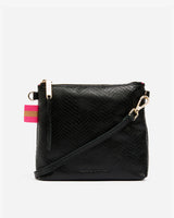 ALEXIS CROSSBODY BAG in Blush Snake by ARLINGTON MILNE