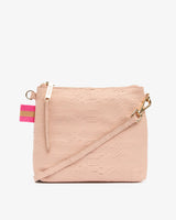 ALEXIS CROSSBODY BAG in Blush Snake by ARLINGTON MILNE