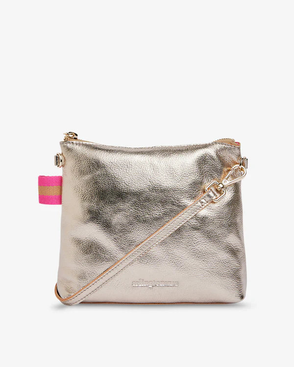 ALEXIS CROSSBODY BAG in Gold by ARLINGTON MILNE