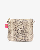 ALEXIS CROSSBODY BAG in Blush Snake by ARLINGTON MILNE