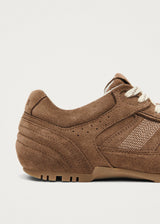 TB 56 SUEDE BROWN LEATHER SNEAKERS - Darling & Domain