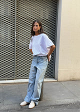 TB 490 CROCHET CREAM LEATHER SNEAKERS - Darling & Domain